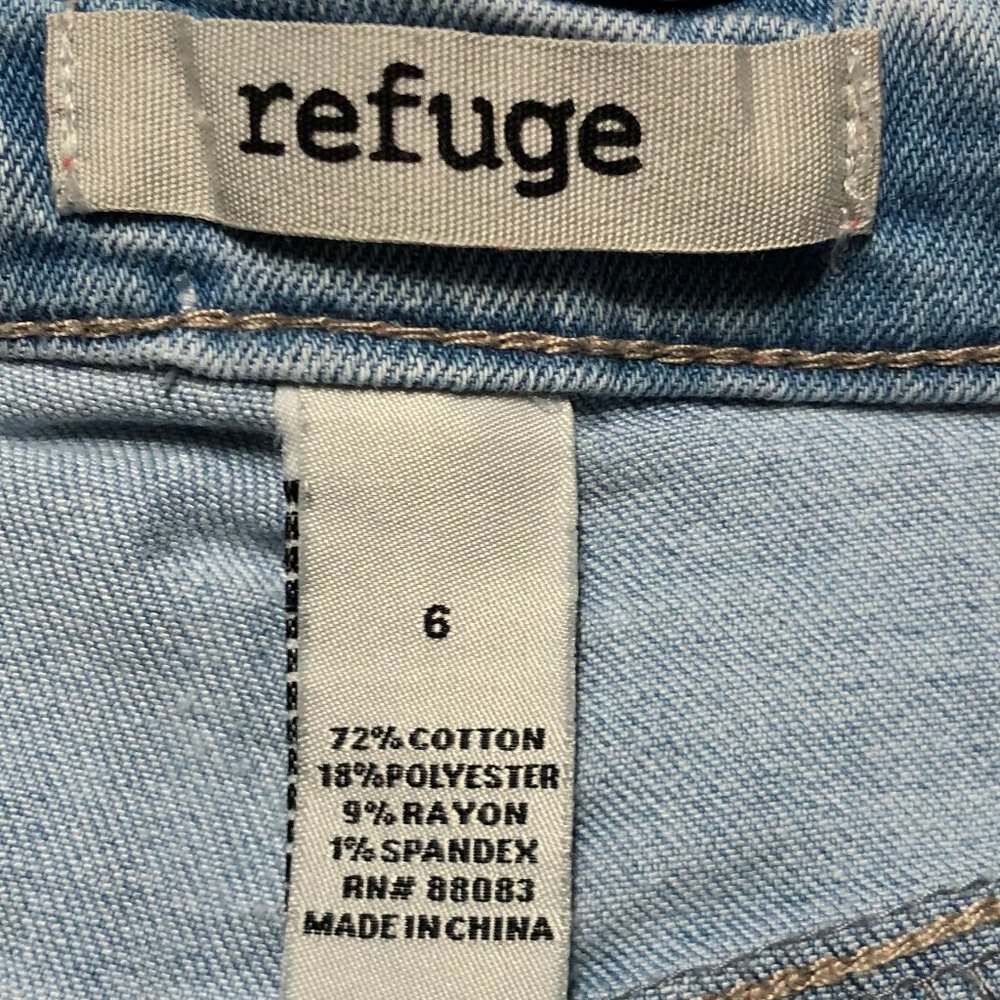 REFUGE HIGH RISE SHORT DISTRESSED 6 - Picture 3 of 6